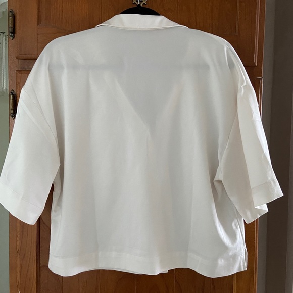 Satin button down blouse - Picture 2 of 2